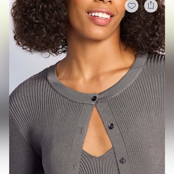 Pinque Bardeoux Glossy Rib Sweater Set - Picture 3 of 9